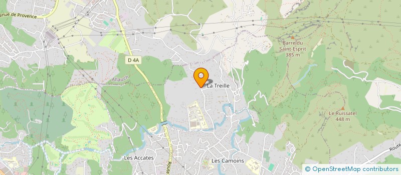 localisation de l'entreprise EARL LA TREILLE à MARSEILLE