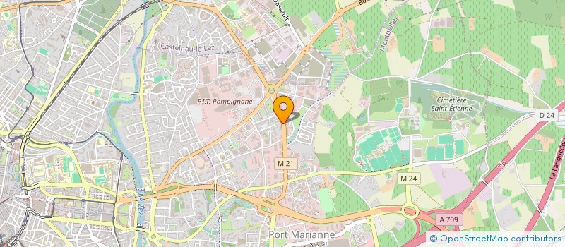 localisation de l'entreprise EARL LA TREILLE D OC à MONTPELLIER