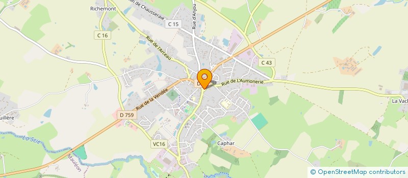 localisation de l'entreprise EARL LA TREMBLAIE à NUEIL-LES-AUBIERS