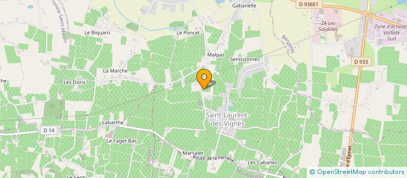 localisation de l'entreprise EARL LA TRUFFIERE BEAUPORTAIL à BERGERAC