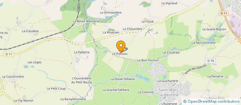 localisation de l'entreprise EARL LA VALLEE à LES EPESSES