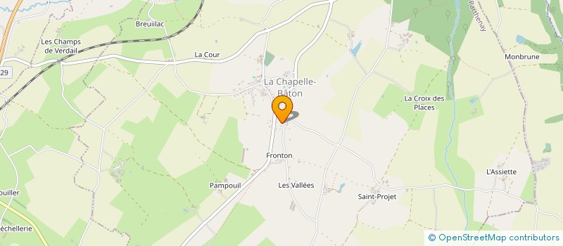 localisation de l'entreprise EARL LA VALLEE DE L'EGRAY à SAINTE-OUENNE