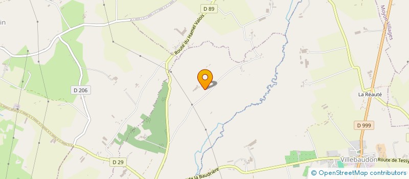 localisation de l'entreprise EARL LA VALLEE HUREL  MAUPERTUIS
