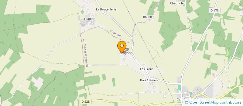 localisation de l'entreprise EARL LA VARENNE à CHEF-BOUTONNE