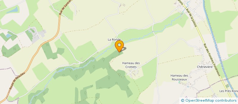 localisation de l'entreprise EARL LA VENELLE à BEAULIEU-SUR-LOIRE