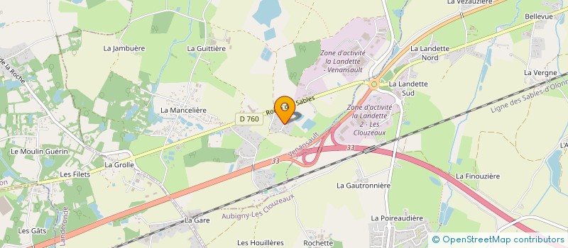 localisation de l'entreprise EARL LA VERGNE  MACHE