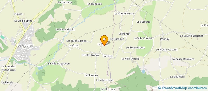 localisation de l'entreprise EARL LA VIGNE à LE MENE