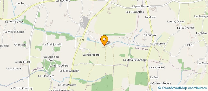 localisation de l'entreprise EARL LA VILLE ARNOUX à SAINT-PERN