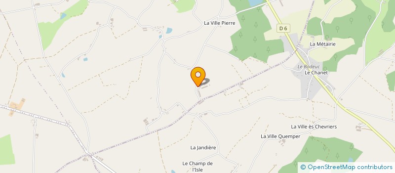 localisation de l'entreprise EARL LA VILLE AU VENT à LE MENE