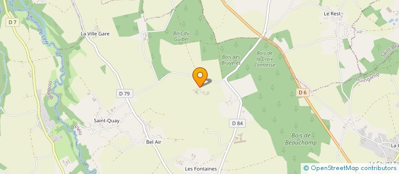 localisation de l'entreprise EARL LA VILLE GOURIO à PLELO