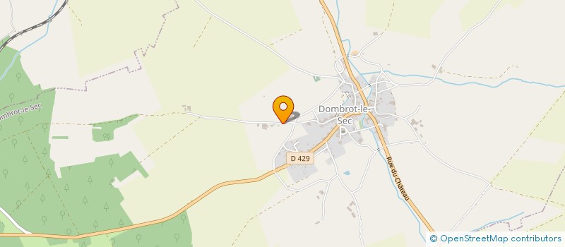 localisation de l'entreprise EARL LA VILLIERE à DOMBROT-LE-SEC