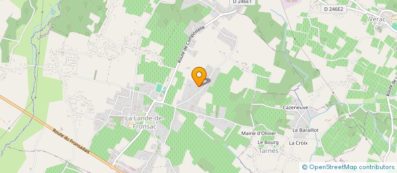localisation de l'entreprise EARL LABADIE  LA LANDE DE FRONSAC