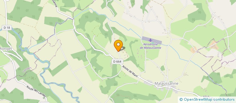 localisation de l'entreprise EARL LABADIE à MALAUSSANNE