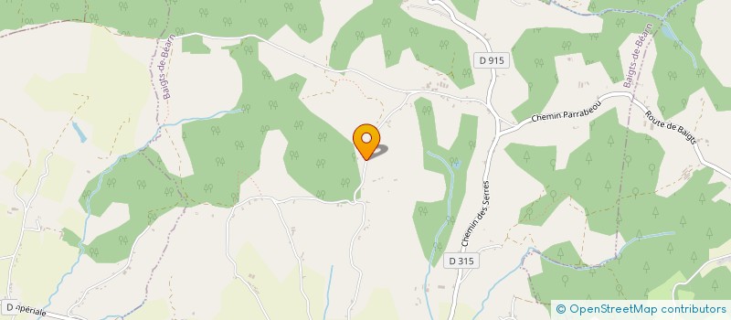 localisation de l'entreprise EARL LABASSE  BAIGTS-DE-BEARN