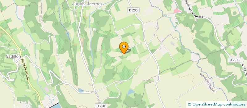 localisation de l'entreprise EARL LABAT HAURET à AURIONS IDERNES