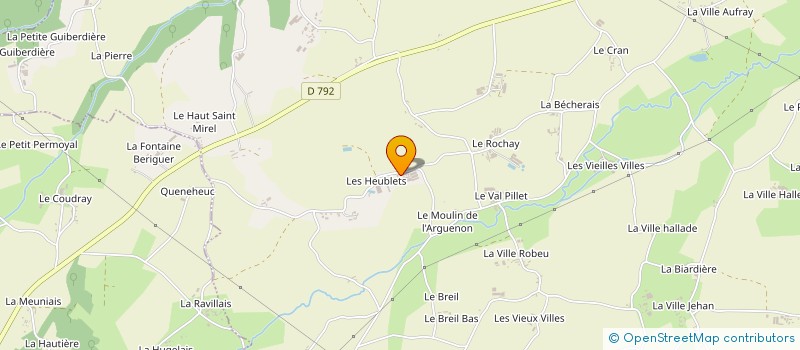 localisation de l'entreprise EARL LABBE  PLENEE-JUGON