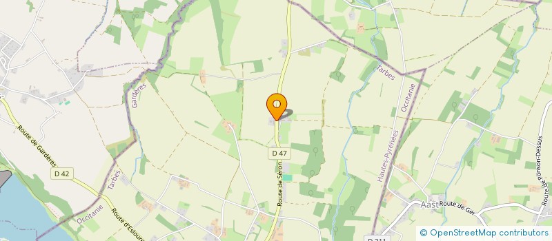 localisation de l'entreprise EARL LABORDE  GARDERES