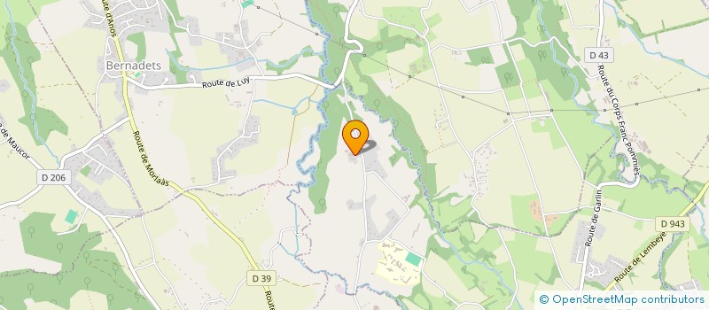 localisation de l'entreprise EARL LABORDE LOUSTAU  SAINT-JAMMES