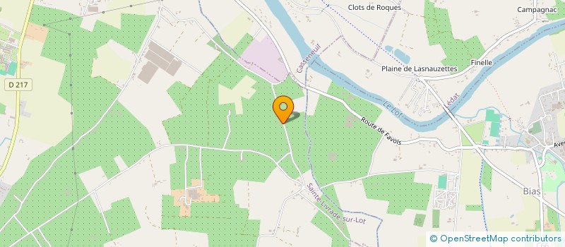 localisation de l'entreprise EARL LABORDE NEUVE à SAINTE-LIVRADE-SUR-LOT