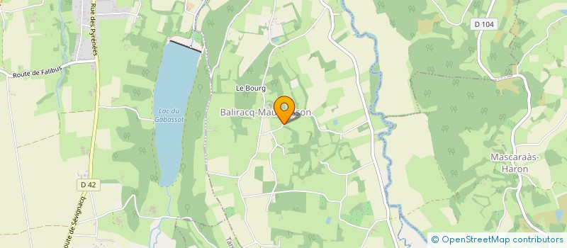 localisation de l'entreprise EARL LABOUCAT  MONTARDON