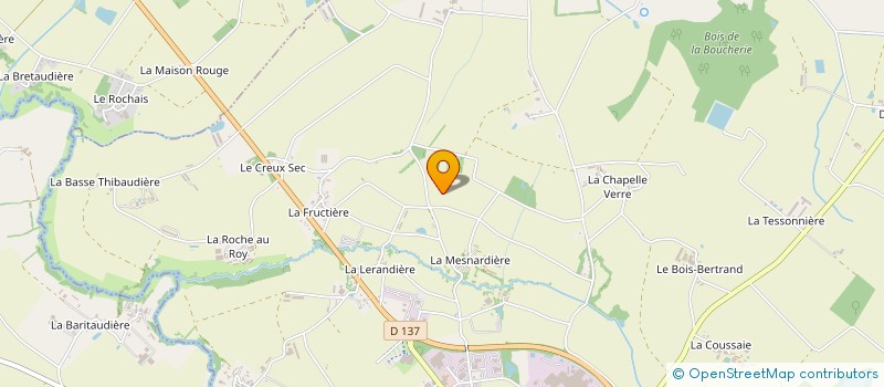 localisation de l'entreprise EARL LABRAVI à SAINT-FULGENT