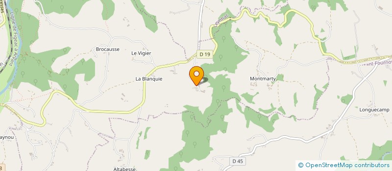 localisation de l'entreprise EARL LABRUNIE à SAINT-ETIENNE-DE-MAURS