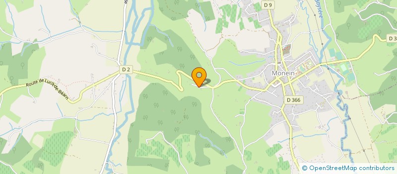 localisation de l'entreprise EARL LACABE à MONEIN