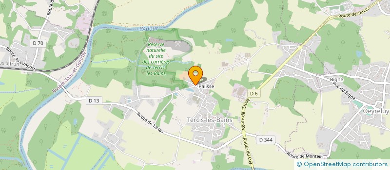 localisation de l'entreprise EARL LACAVE  TERCIS-LES-BAINS