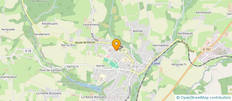 localisation de l'entreprise EARL LACHUER à LOHUEC