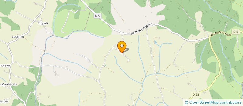 localisation de l'entreprise EARL LACOMBE  SALVAGNAC