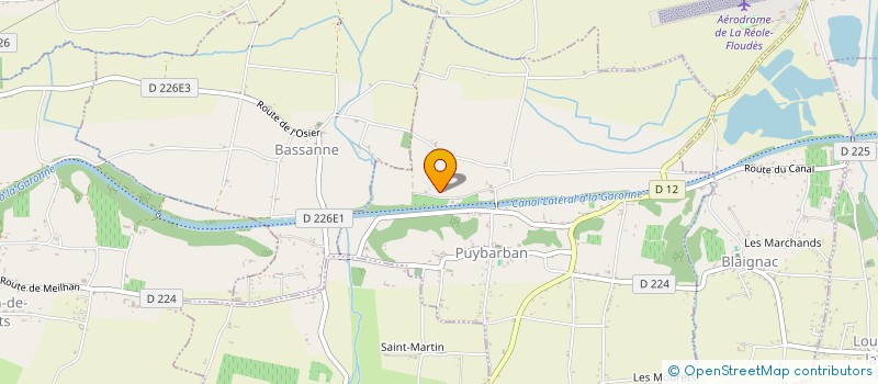 localisation de l'entreprise EARL LACOSTE  BASSANNE