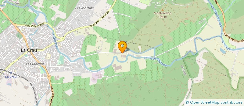 localisation de l'entreprise EARL LACOUR  LA CRAU