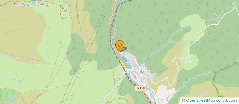 localisation de l'entreprise EARL LACUBE  ALET-LES-BAINS