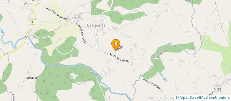 localisation de l'entreprise EARL LAFARGUE  BASTENNES