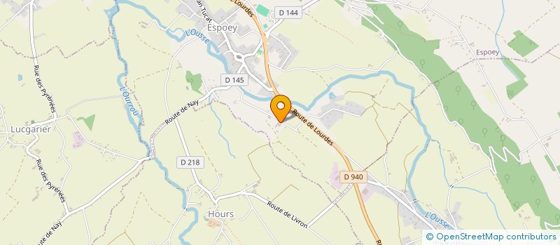 localisation de l'entreprise EARL LAGAU à ESPOEY