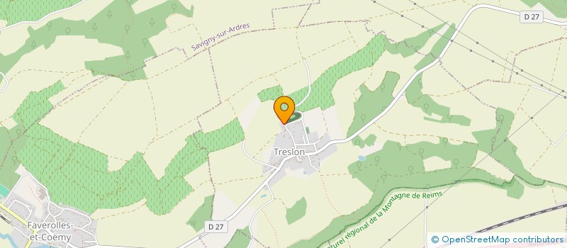 localisation de l'entreprise EARL LAGILLE ET FILS  TRESLON