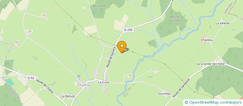 localisation de l'entreprise EARL LAGRUE FREDERIC  DOMPIERRE-SOUS-SANVIGNES