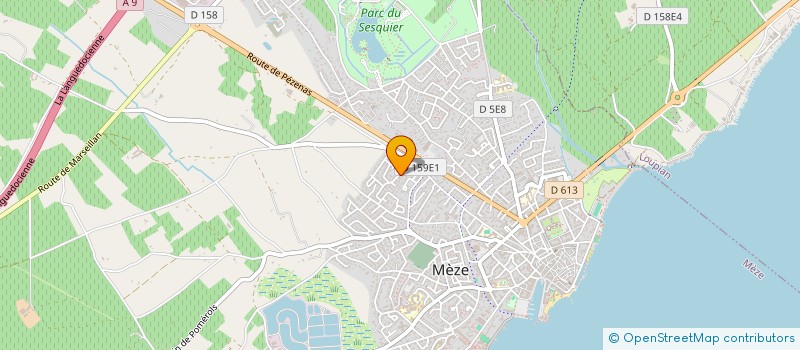 localisation de l'entreprise EARL LAGUNE DE THAU à MEZE