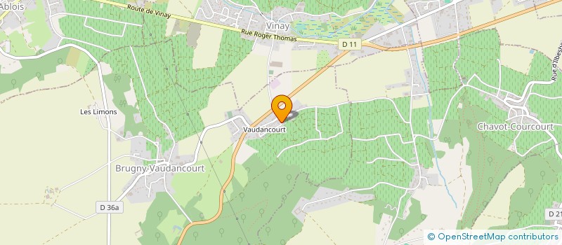 localisation de l'entreprise EARL LAHAYE BERTHELOT  BRUGNY-VAUDANCOURT