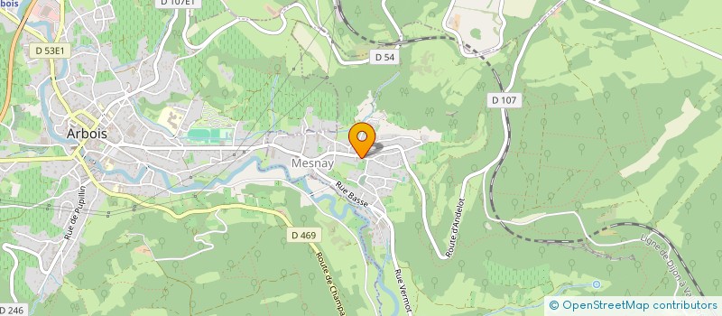 localisation de l'entreprise EARL LAHLOUH  MESNAY