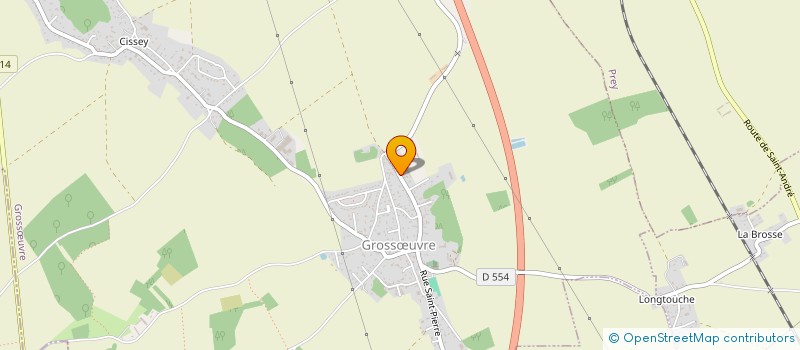 localisation de l'entreprise EARL LAINE ERIC  GROSSUVRE