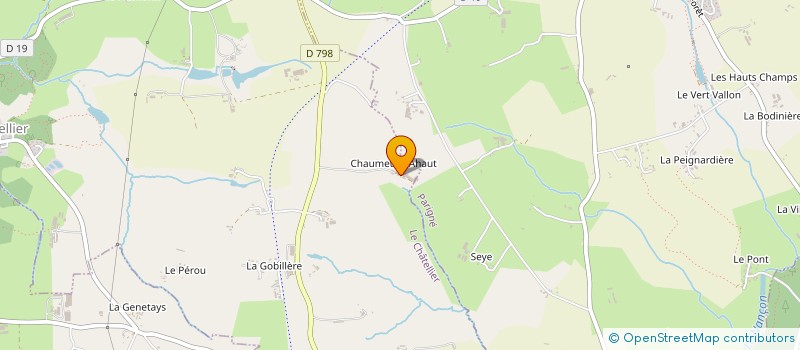 localisation de l'entreprise EARL LAIZE SEBASTIEN à LE CHATELLIER