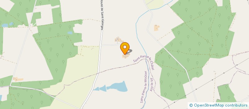 localisation de l'entreprise EARL LAJOINIE  SAINT-PARIZE-LE-CHATEL