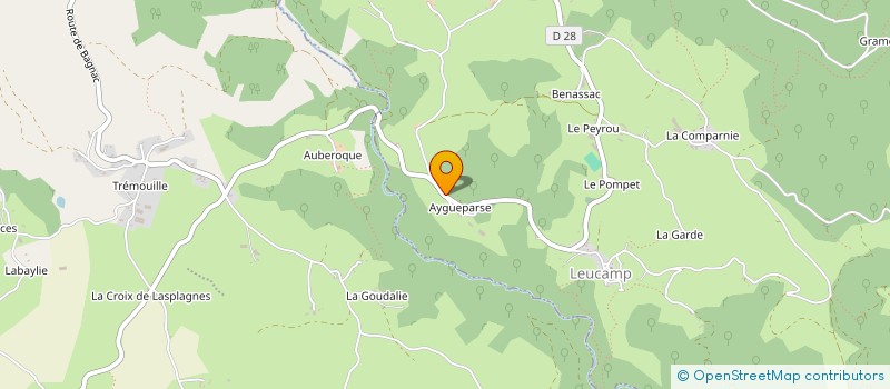 localisation de l'entreprise EARL LALANDE à LEUCAMP