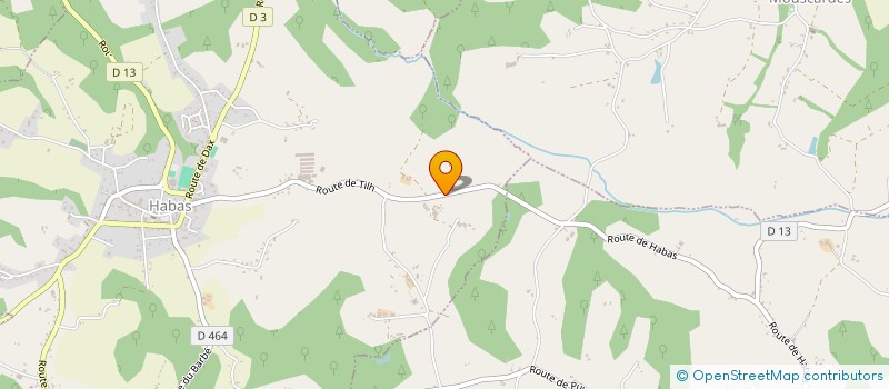 localisation de l'entreprise EARL LALANNE BN  HABAS