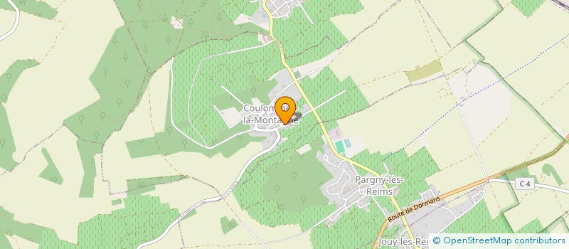 localisation de l'entreprise EARL LALLEMENT-MASSONNOT  COULOMMES-LA-MONTAGNE