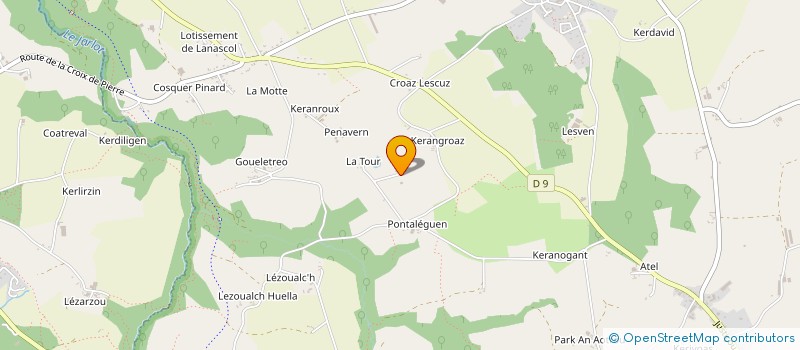localisation de l'entreprise EARL LALLOUR à BOLAZEC