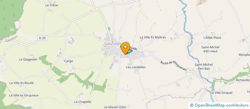 localisation de l'entreprise EARL LAMANDE PINS ET GENETS  GAUSSON
