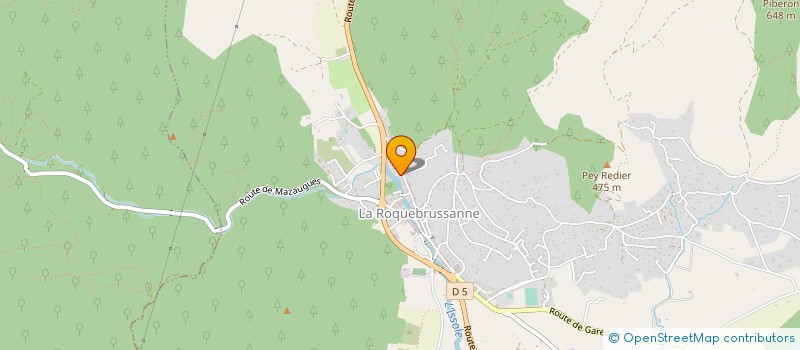 localisation de l'entreprise EARL LAMANON à LA ROQUEBRUSSANNE