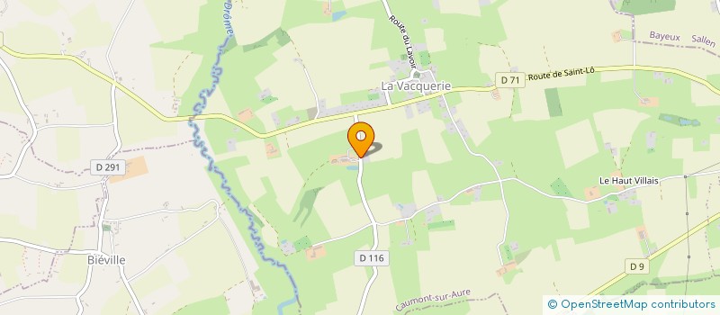 localisation de l'entreprise EARL LAMBERT HUE  CAUMONT-SUR-AURE